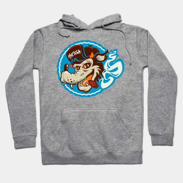 Thrasher wolf hoodie discount